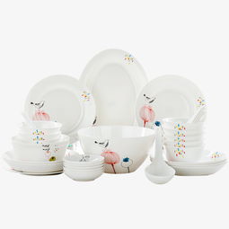 免費(fèi)高清陶瓷餐具套裝素材，千庫網(wǎng)圖片編號5573579——產(chǎn)品實(shí)物png輕松下載